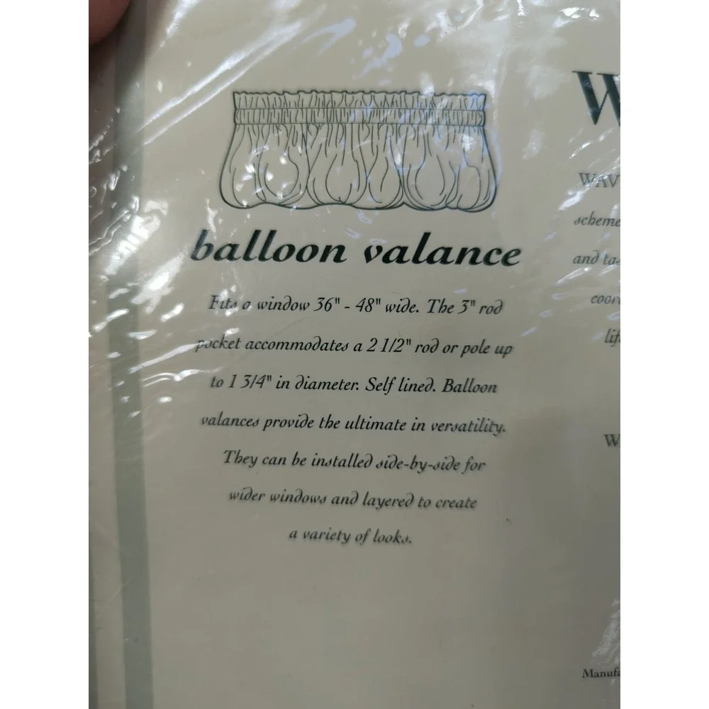 Waverly Home Fashions Balloon Valance 79